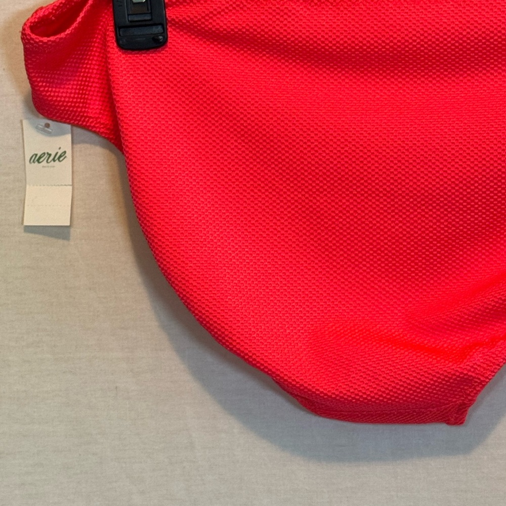 AA-468‎ Aerie NWT Pink Lined Summer Swim Bikini Bottoms Size L - Picture 5 of 12